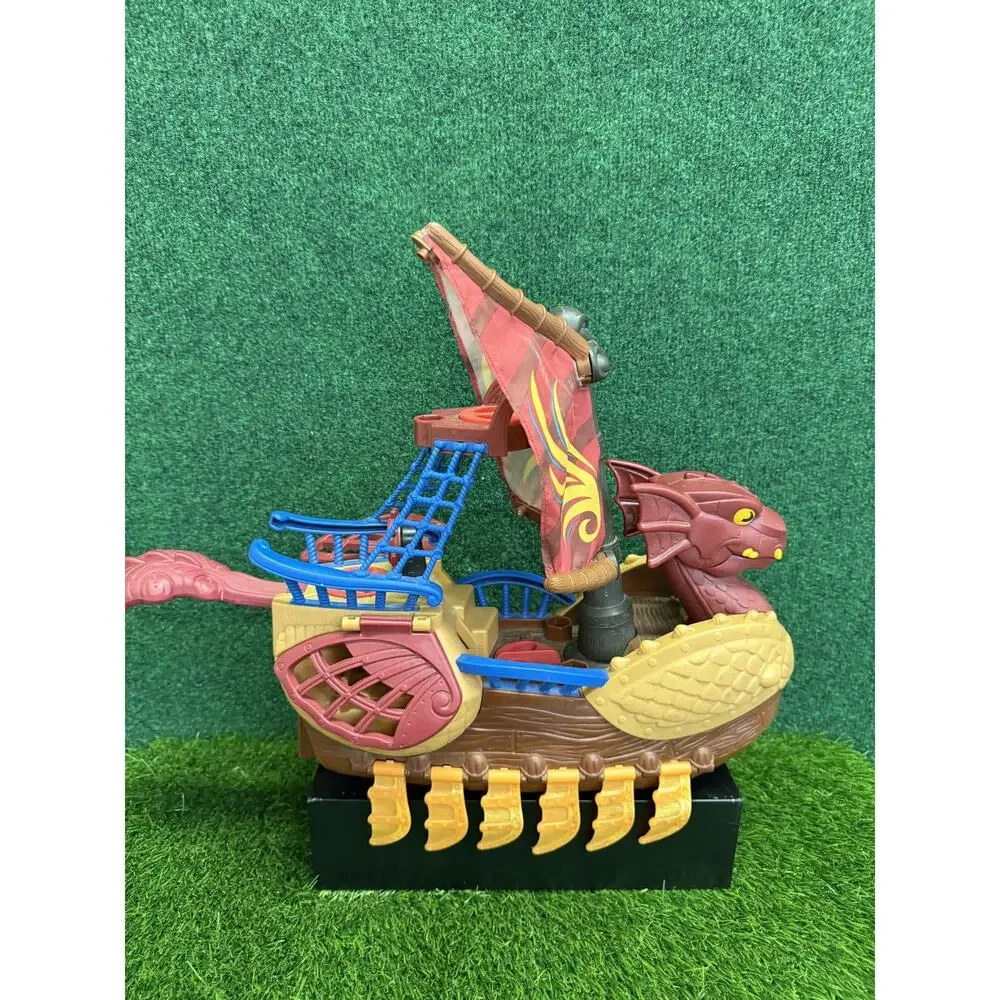 Fisher-Price Imaginext Dragon Pirate Ship Playset with 6 Action Figures & Sword